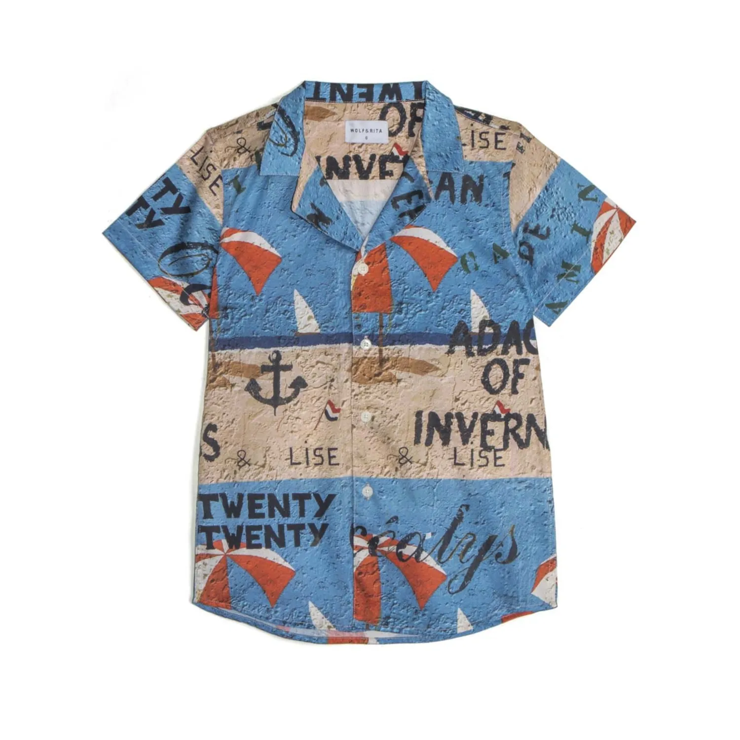 Wolf and Rita Shirts> Bruno Parasol Woven Boy Shirt