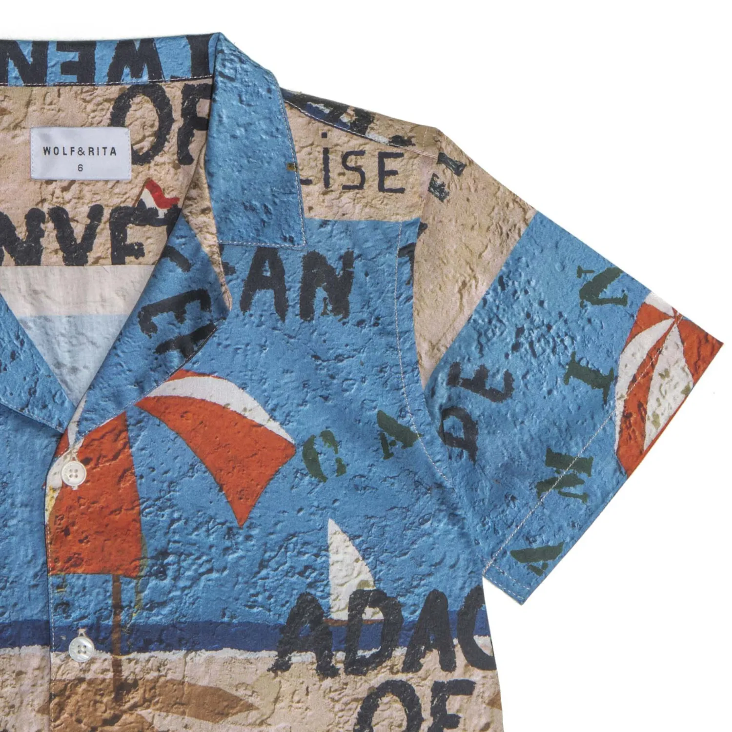 Wolf and Rita Shirts> Bruno Parasol Woven Boy Shirt