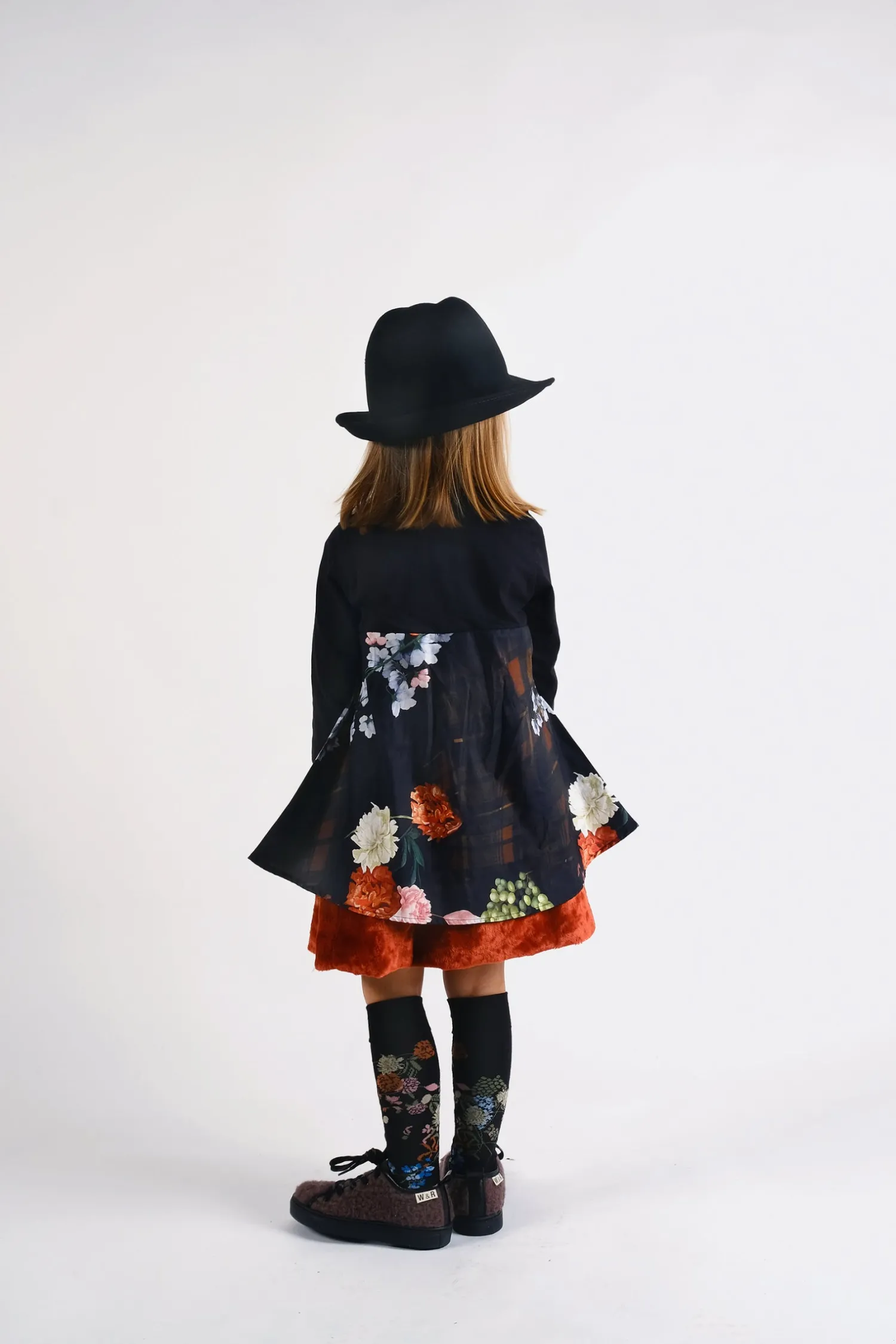 Wolf and Rita Dresses> Carla Terracota Fur Skirt