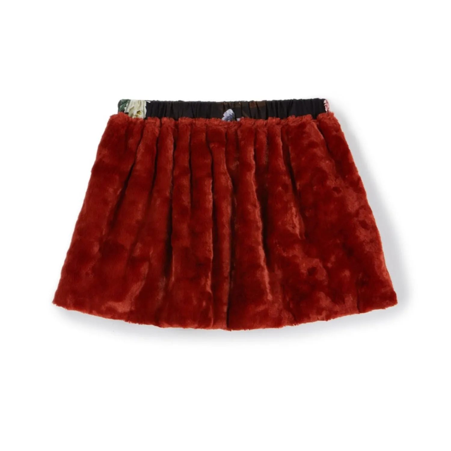 Wolf and Rita Dresses> Carla Terracota Fur Skirt