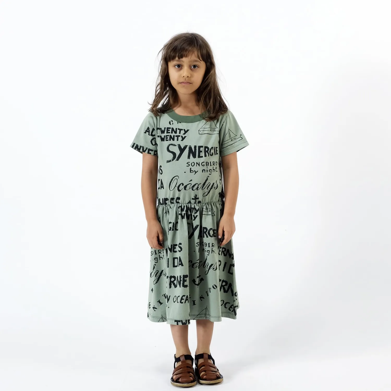 Wolf and Rita Overalls & Jumpsuits> Jacinta S. Green Knit Dress