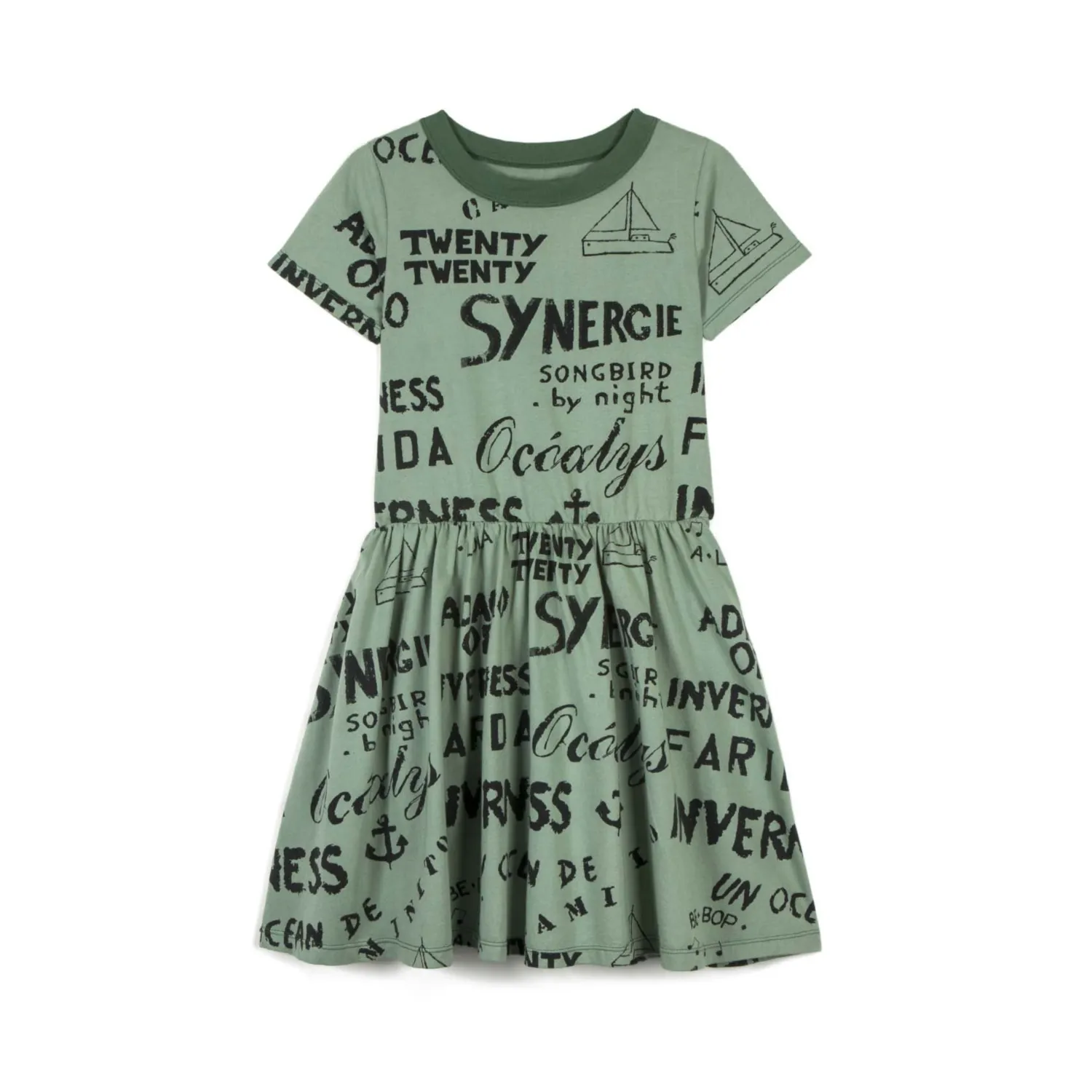 Wolf and Rita Overalls & Jumpsuits> Jacinta S. Green Knit Dress