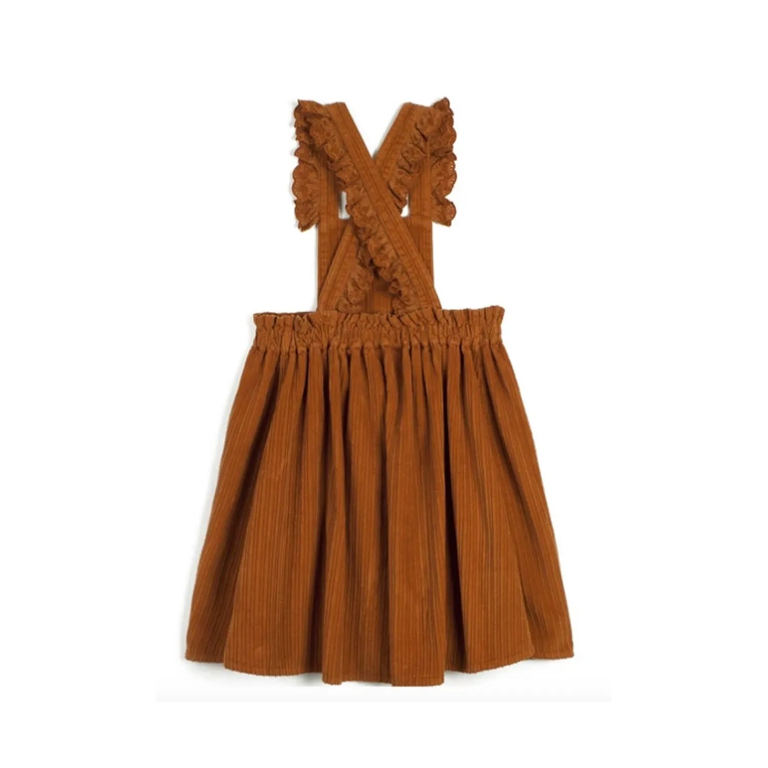 Wolf and Rita Overalls & Jumpsuits> Kids Dress Carmen Corduroy Orange