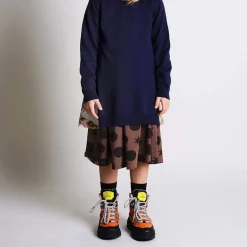 Wolf and Rita Dresses> Kids Skirt Simone Disco Bird Bege