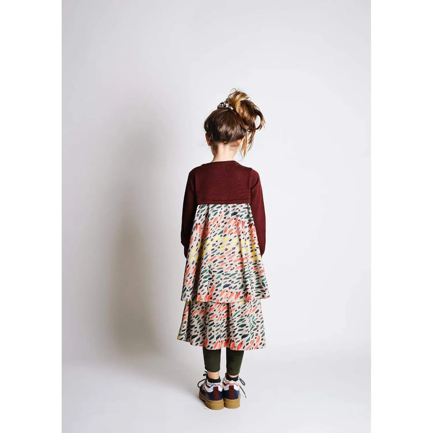 Wolf and Rita Dresses> Kids Skirt Lurdes Winter Grass
