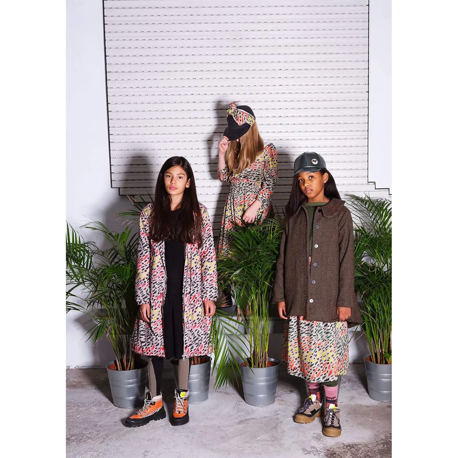 Wolf and Rita Dresses> Kids Skirt Lurdes Winter Grass
