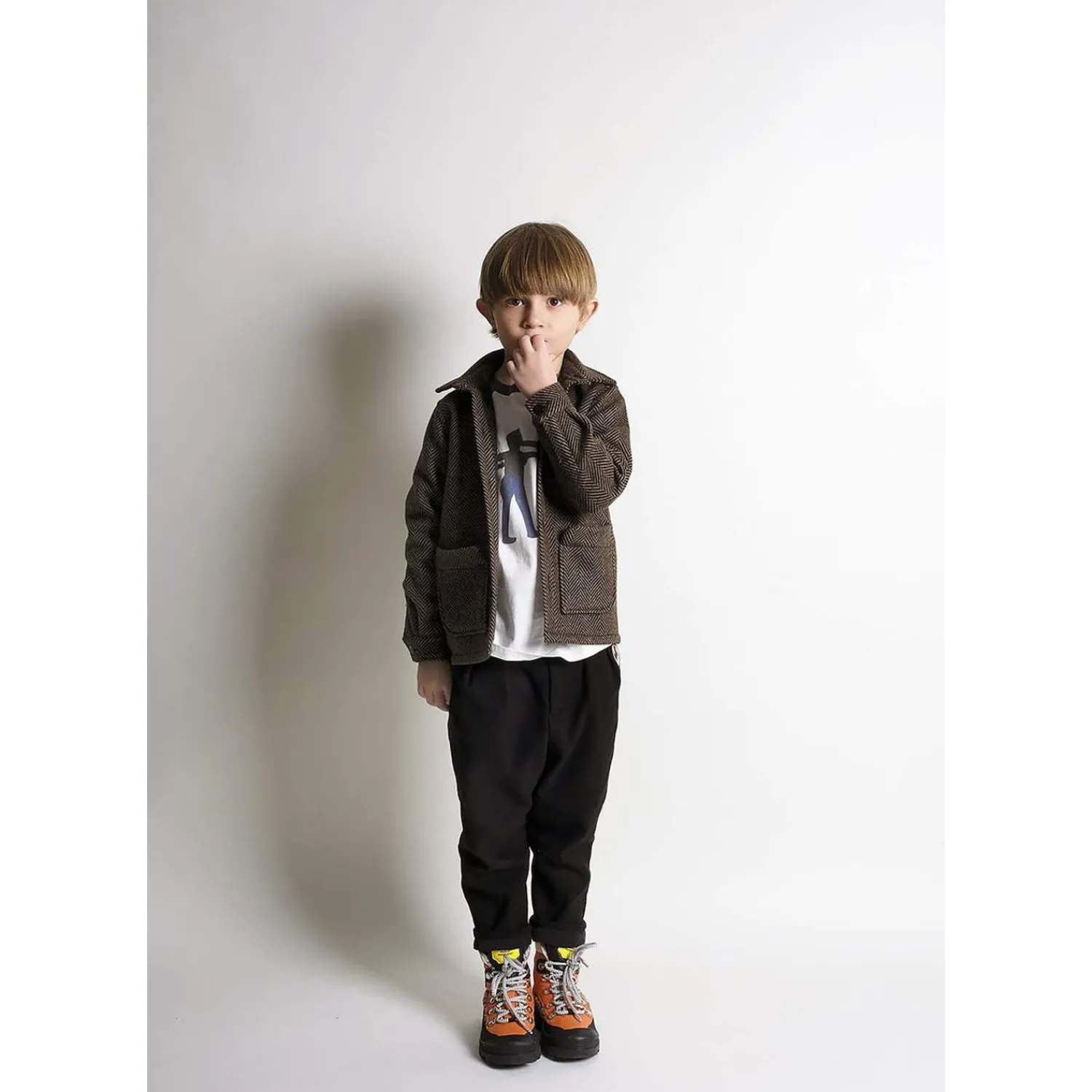 Wolf and Rita Pants> Kids Trousers Andre Denim Black