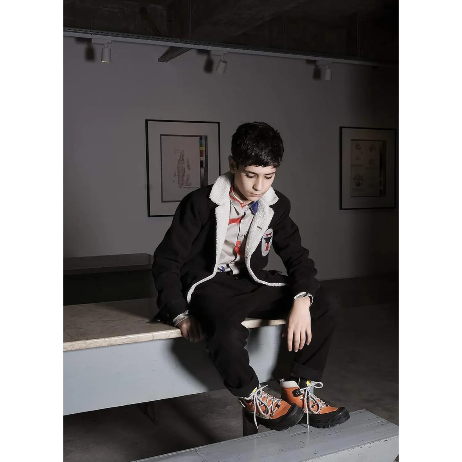 Wolf and Rita Pants> Kids Trousers Andre Denim Black