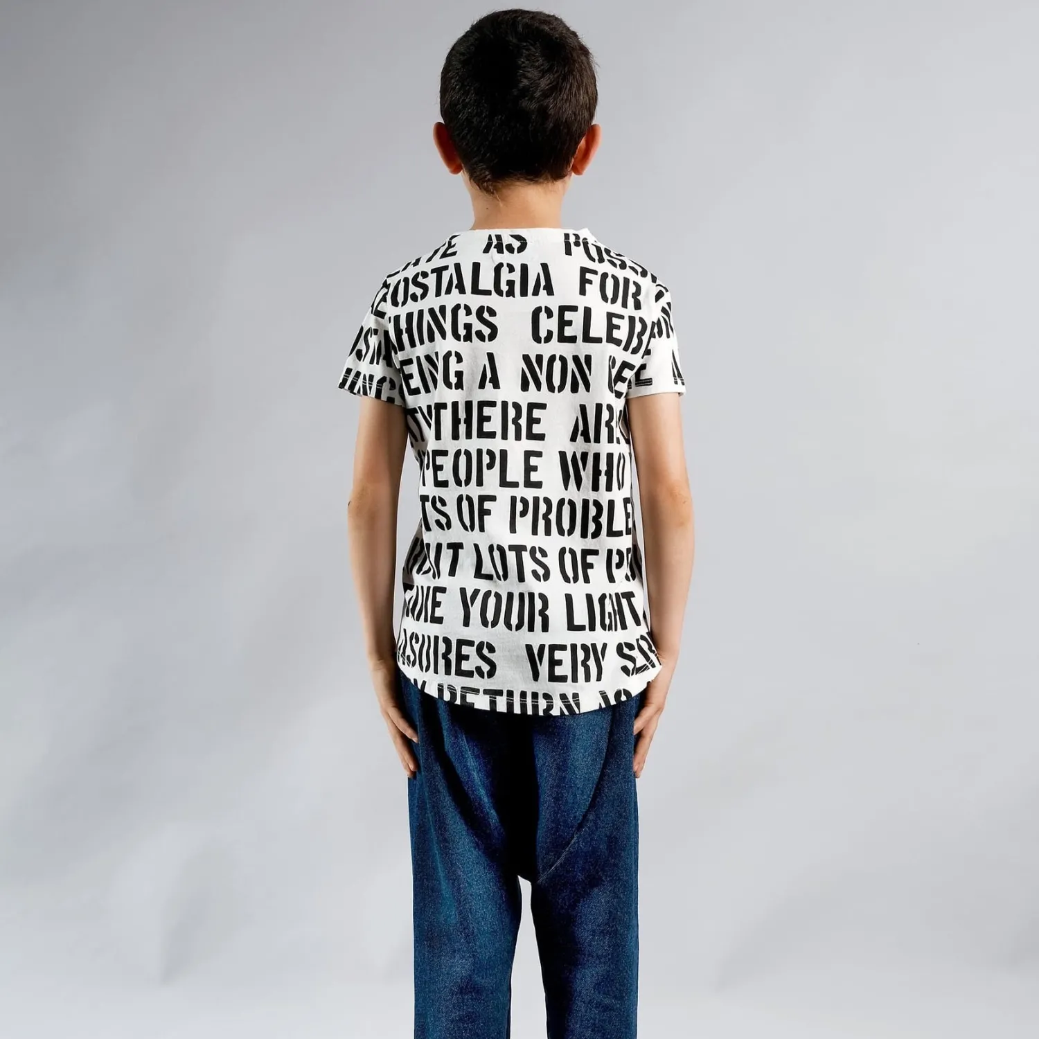 Wolf and Rita Long Sleeve T Shirts> Sebastiao Alphabet Soup T Shirt