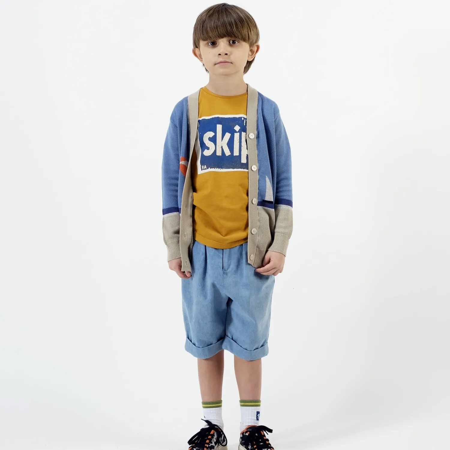 Wolf and Rita T Shirts> Sebastiao Skip Organic Boy T Shirt