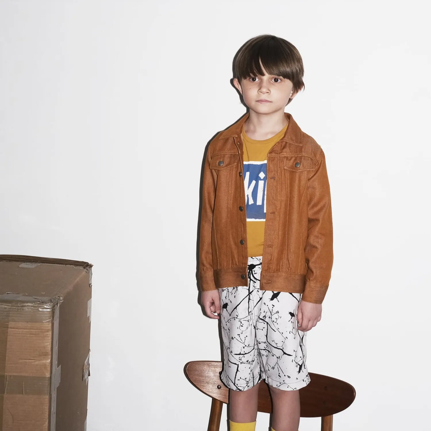 Wolf and Rita T Shirts> Sebastiao Skip Organic Boy T Shirt