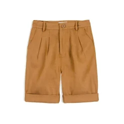 Wolf and Rita Shirts> Tadeu Ocre Woven Boy Short