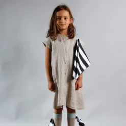Wolf and Rita Overalls & Jumpsuits> Teresa Bege Linen Dress