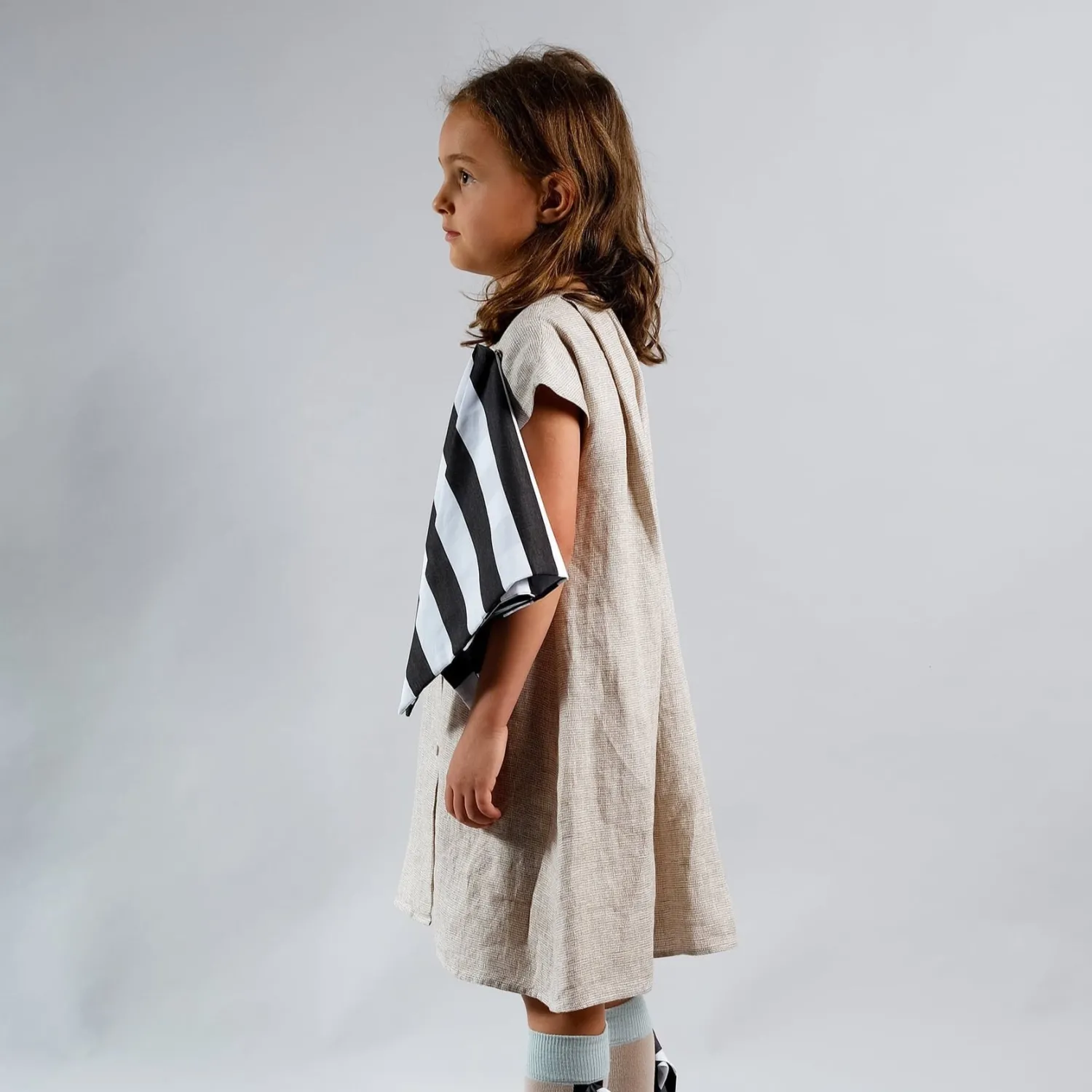 Wolf and Rita Overalls & Jumpsuits> Teresa Bege Linen Dress