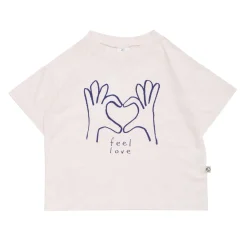 Wynken Long Sleeve T Shirts> Feel Love Tee Chalk