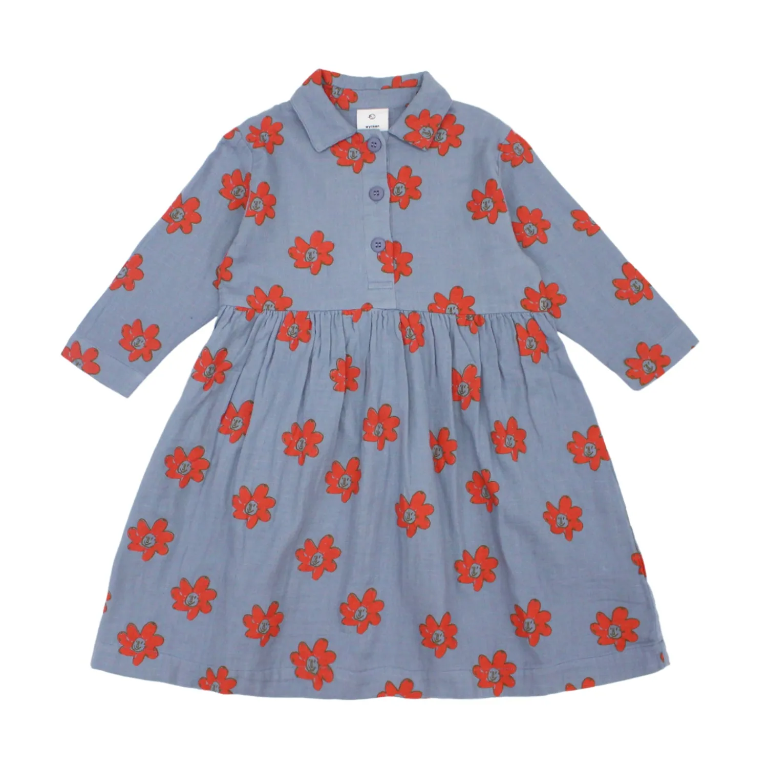 Wynken Overalls & Jumpsuits> Nube Dress Fun Flwr Blue
