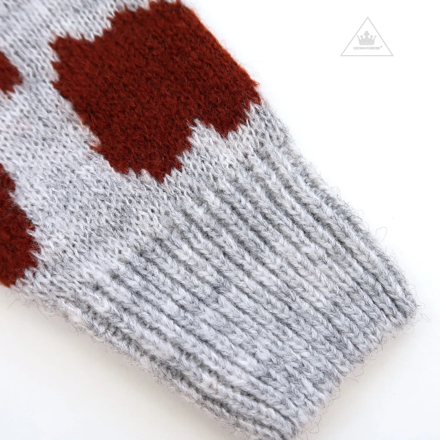 Wynken Hoodies> Slouch Wing Pattern Knit Sweater Smoke Acer